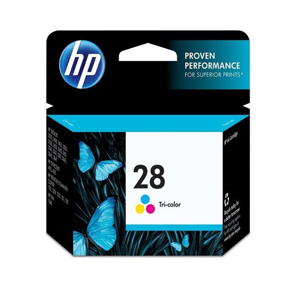 HP 28 Tricolor Original Ink Cartridge (C8728AN) 1/PK