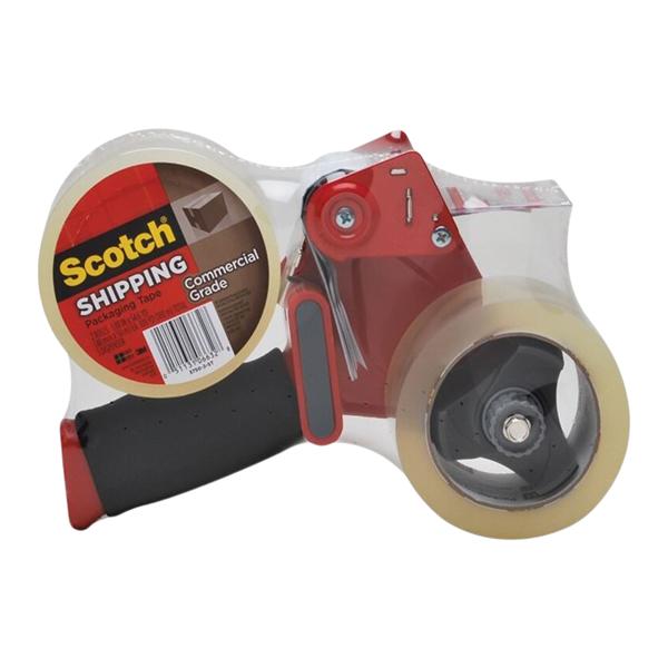 Scotch H180 Box Sealing Tape Dispenser With 2 Tape Rolls 1/PK