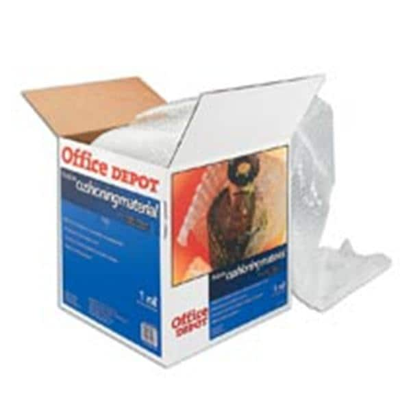 Office Depot Brand Bubble Roll 3/16" Thick Clear 12" x 75' 1/PK