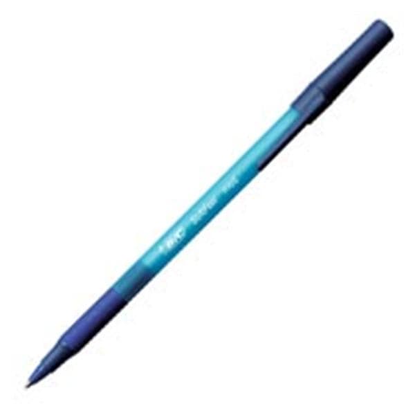 Bic Ballpoint Pen Blue Smooth Grip 12/Pk