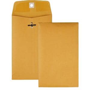 Quality Park Clasp Envelopes #35 5 in x 7 1/2 in Brown 100/Box 100/Bx