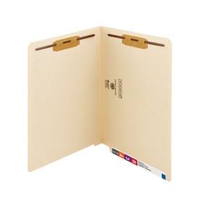 End-Tab Folder w/ 2 Fasteners Letter Size Manila 50/Pack 50/Bx