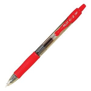 G-2 Gel Pen Extra Fine Point 0.5 mm Red 12/Pack 12/Pk