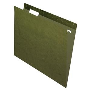 Hanging Folders 1/5 Cut Letter Size Green 5 25/Bx