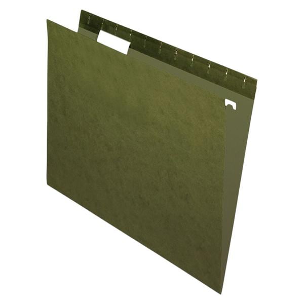 Hanging Folders 1/5 Cut Letter Size Green 5 25/Bx