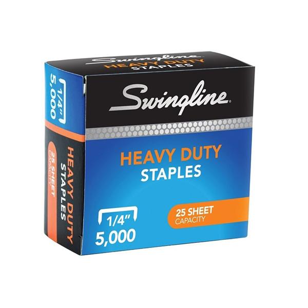 Swingline Heavy-Duty Staples 1/4" Box Of 5000 5000/Bx