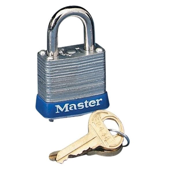 Master Lock Laminated Padlock Steel Silver 1/PK