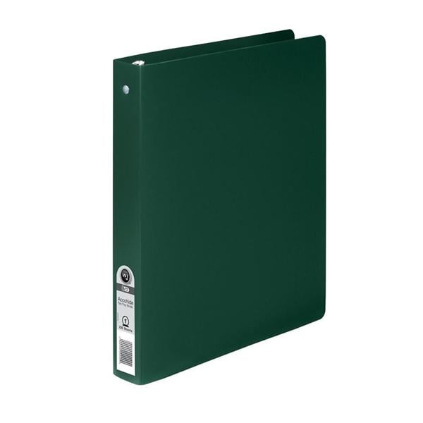 Wilson Jones Flexible Accohide Poly 1 in Binder Forest Green 1/PK