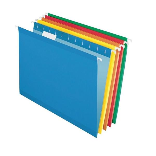 Hanging Folder Letter Size Assortment #1 25/Pack 25/Bx