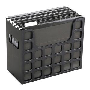 Oxford Decoflex File Holder 9 1/2 in x 12 3/16 in x 6 in Black 1/PK