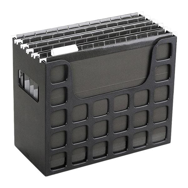 Oxford Decoflex File Holder 9 1/2 in x 12 3/16 in x 6 in Black 1/PK