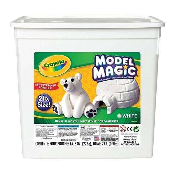 Crayola Model Magic 2 Lb Bucket Of White 1/PK