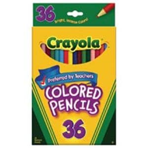 Crayola Color Pencils Set Of 36 Colors 36/St