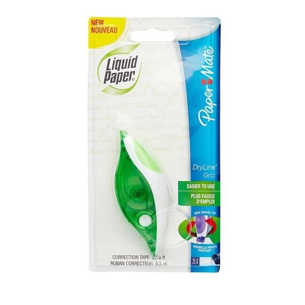 Liquid Paper DryLine Correction Tape 1/5 in x 334.8 in White 1/PK