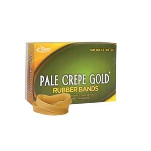 Alliance Pale Crepe Gold Rubber Bands #84 3.5 in x 1/2 in 1 Lb 240/Bx