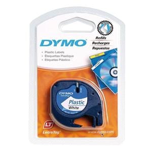 DYMO LT 91331 Black-On-White Tape 0.5" x 13' 0.5"x13'