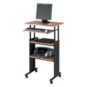 Muv Adjustable Stand-Up Workstation Black/Cherry 35"-49" Blk/Cher