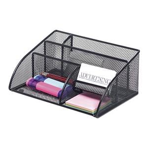 Office Depot Brand Metro Mesh Angled Desk Organizer Black Blk