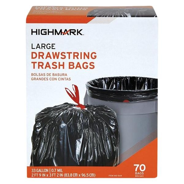 Highmark Trash Bags 33 Gallons 70/Pk