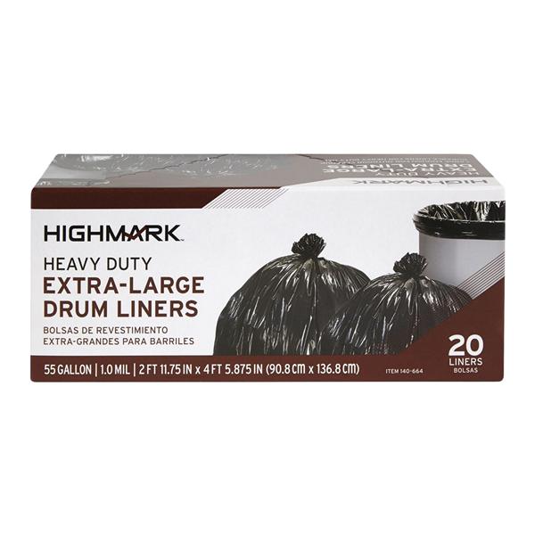 Highmark Trash Bags 55 Gallons 20/Pk