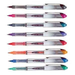 uni-ball Vision Elite Rollerball Pen Bold Pt 0.8 mm Asst 8/Pack 8/Pk