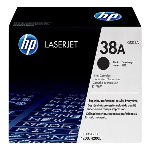 HP 38A Black Original Toner Cartridge (Q1338A) Ea