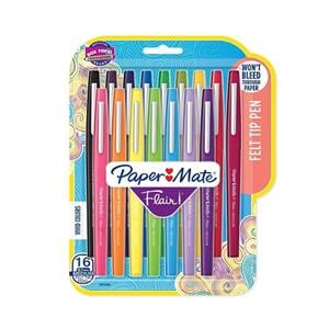 Porous-Pt Pen Medium Point 1.0 mm Assorted Barrels Assorted 16/Pk