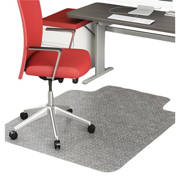 Advantage Chair Mat Standard Lip Commercial Grade Carpets Clear Ea