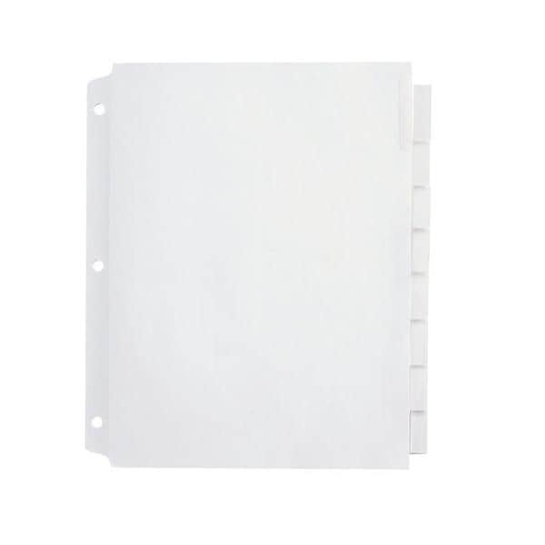 Insertable Extra-Wide Dividers With Big Tabs Clear 8-Tab 8/Pk