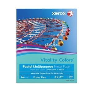 Multipurpose Paper 8.5 in x 11 in 24 Lb Aqua 500/Ream 500/Pk