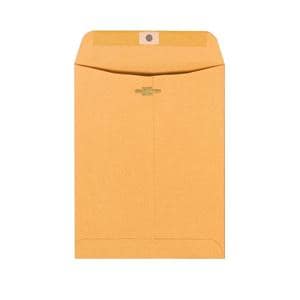 Office Depot Brand Clasp Envelopes 9 in x 12 in Brown 100/Bx