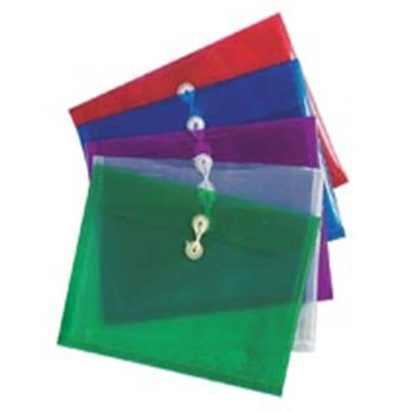 Poly String Envelopes Legal Size Clear 5/Pk