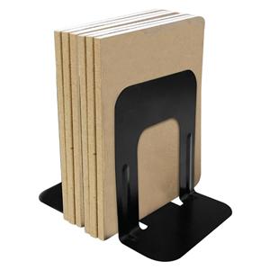 Office Depot Brand 58% Recycled Steel Bookend 7" Black Pk