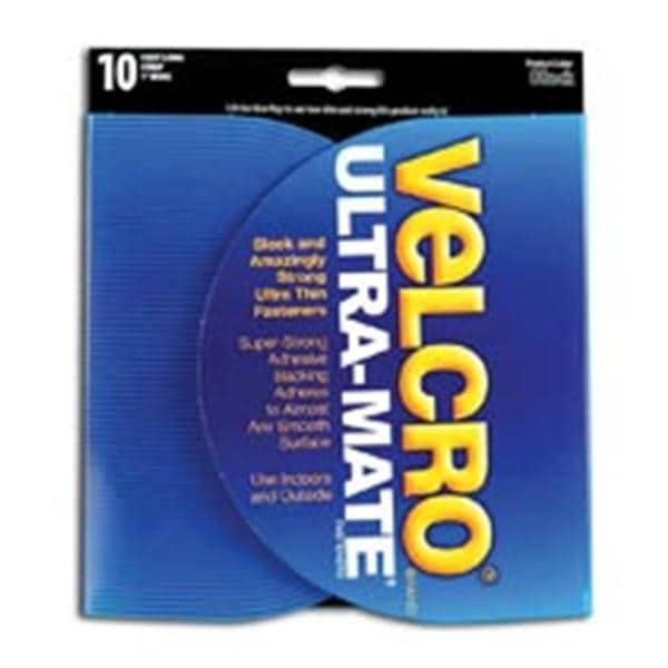 VELCRO Brand ULTRA-MATE Tape 1" x 120" Roll Black Rl