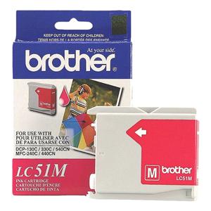 Brother LC51M Magenta Ink Cartridge 1/Pk