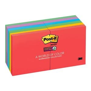 3 in x 3 in Super Sticky Notes 90 Sheets/Pad 12/Pack 12/Pk