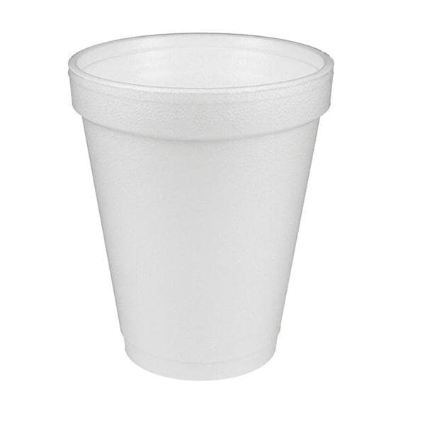 Dart Styrofoam Cups 10 Oz White 25/Bg