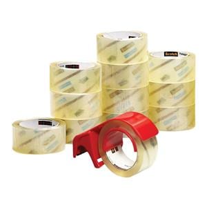 Scotch Packaging Tape Dispenser 1 7/8 in x 54.6 Yd 12/Pack 12/Pk