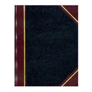 Black Texhide Record Book 8.375 in x 10.375 in 300 Pages Ea