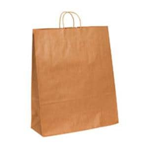 Kraft Paper Shopping Bags 19.25 in x 16 in x 6 in 200/Pack 200/Pk