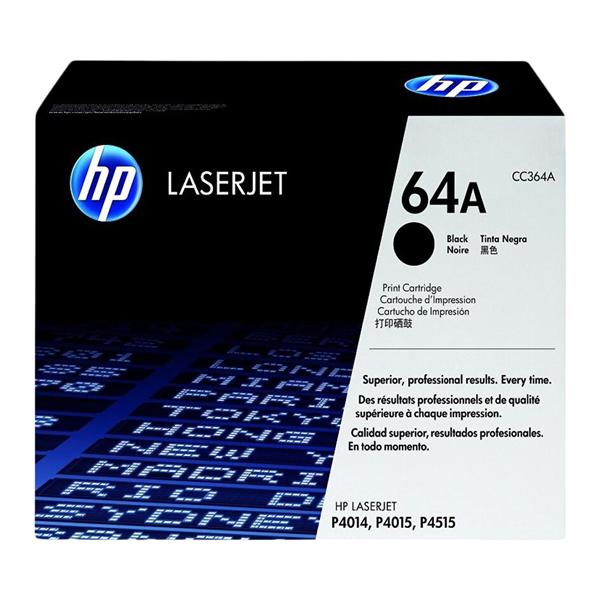 HP 64A Black Toner Cartridge (CC364A) Ea