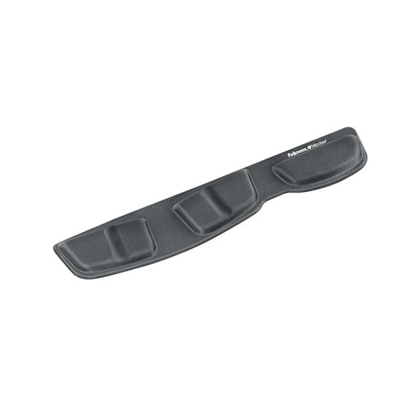 Fellowes Memory Foam Keyboard Palm Support With Microban Graphite Ea