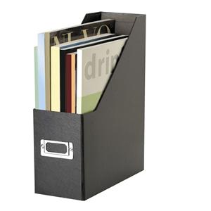 Snap-N-Store Magazine Holder Letter Size Black Ea