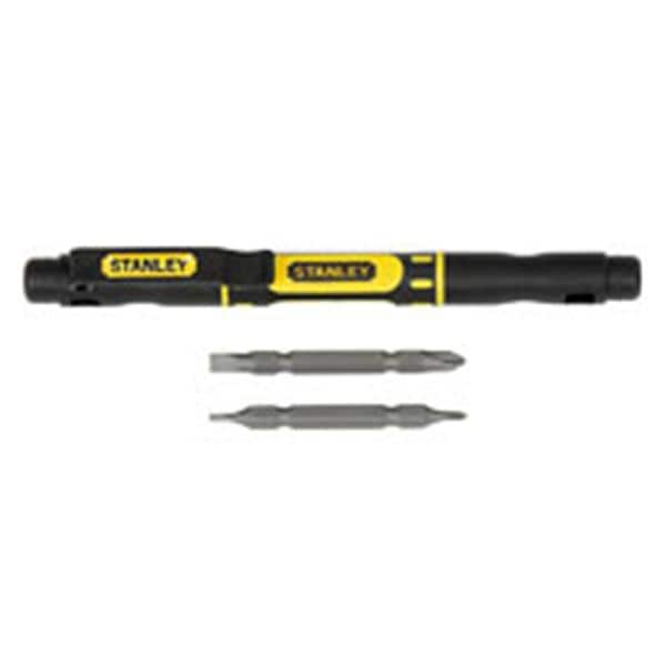 Stanley Bostich 4-in-1 Pocket Screwdriver Yellow Ea