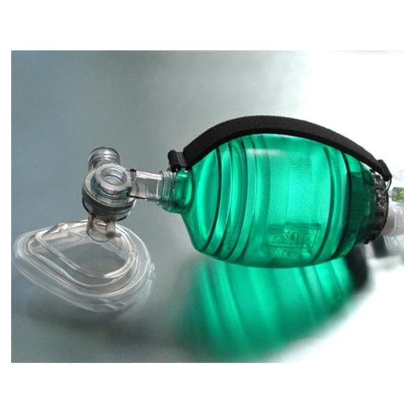 Med-Rescuer Bag Valve Mask Resuscitator Adult Disposable Ea