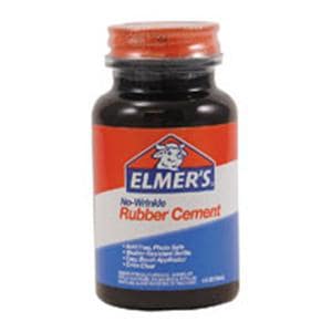 Elmer's Rubber Cement 4 Oz Ea