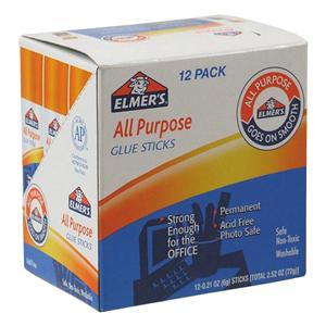 Elmer's All-Purpose Glue Sticks 0.21 Oz 12/Pack 12/Pk