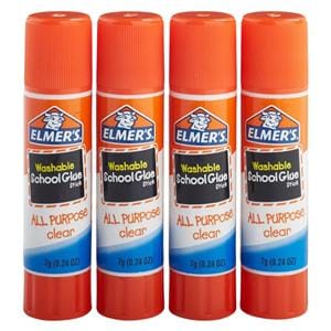 Elmer fts Washable School Glue Sticks 0.24 Oz 4/Pack 4/Pk