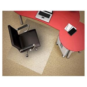 Deflect-O Clear Polycarbonate Chair Mat For Carpets 46 in x 60 in Ea