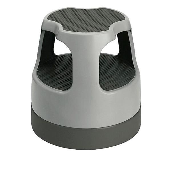 Cramer Scooter Stool 15 in x 15 7/16 in x 15 7/16 in Gray Ea